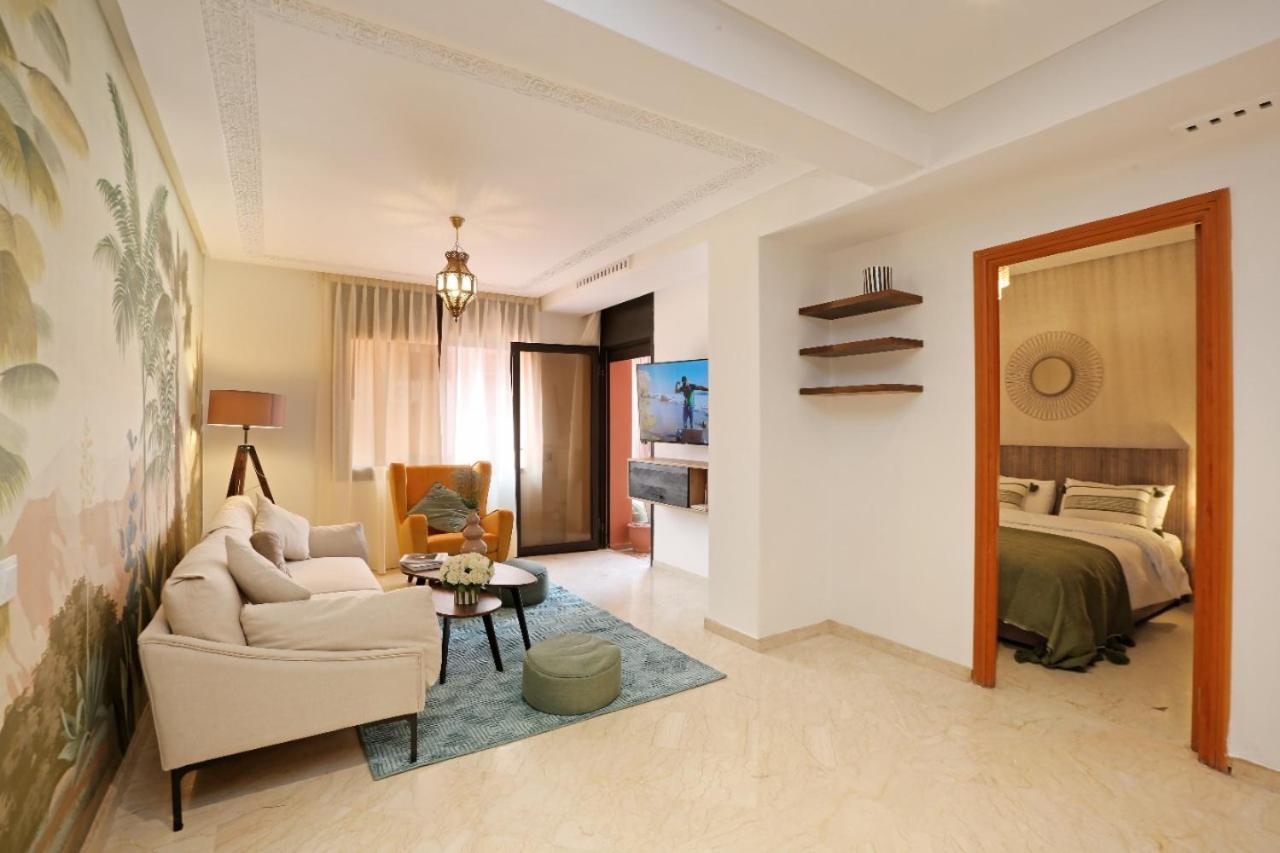 Appartement Moderne En City Center Marrakech-Gueliz มาร์ราเกช ภายนอก รูปภาพ