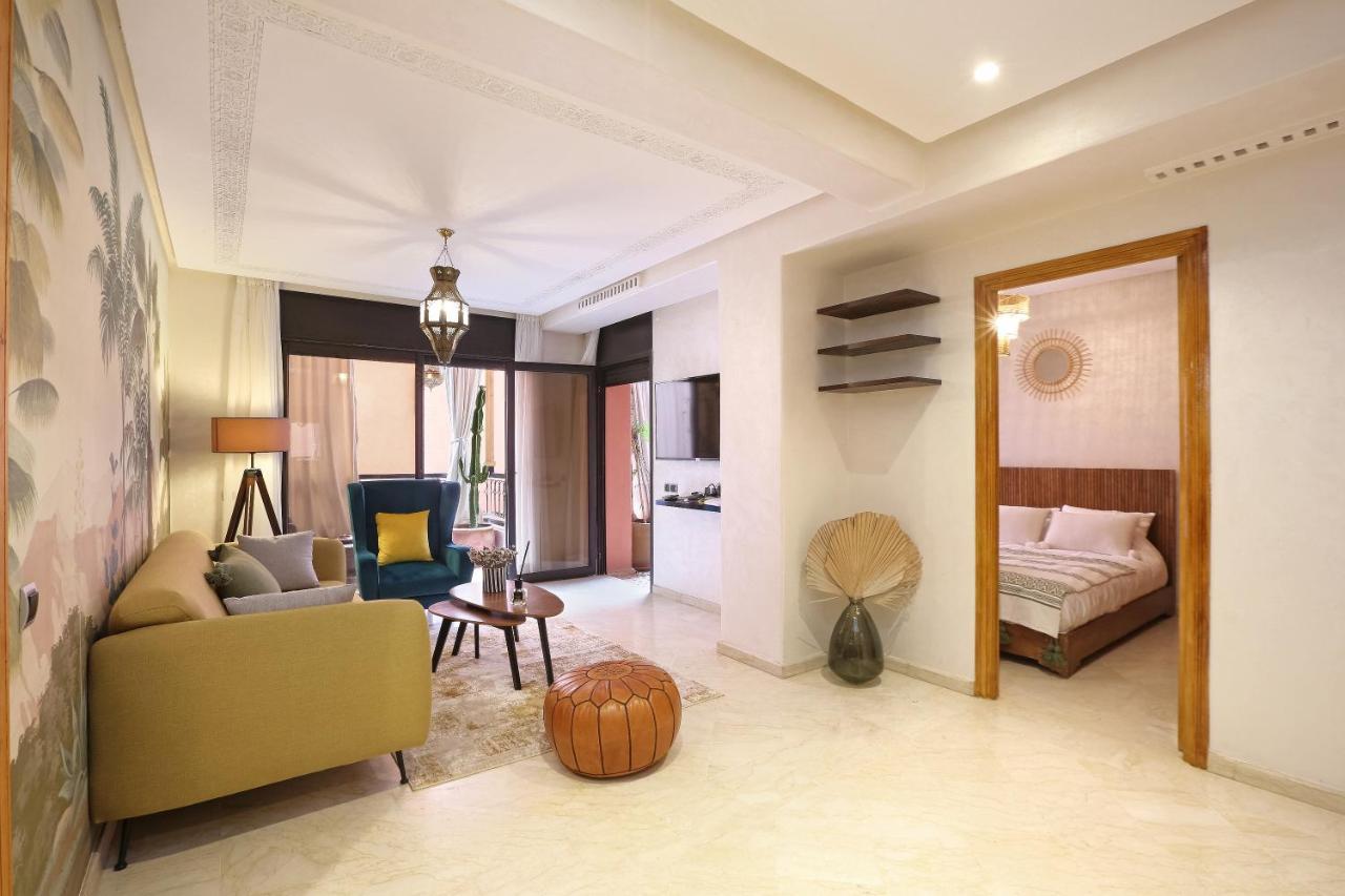 Appartement Moderne En City Center Marrakech-Gueliz มาร์ราเกช ภายนอก รูปภาพ
