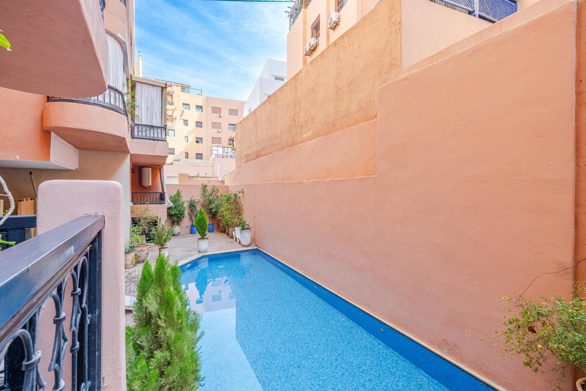 Appartement Moderne En City Center Marrakech-Gueliz มาร์ราเกช ภายนอก รูปภาพ